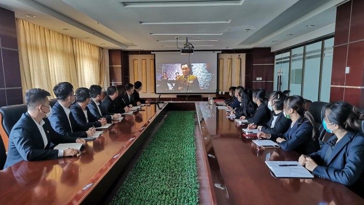 “慶國(guó)慶、祖國(guó)頌，學(xué)司史、知司情”裝備公司團(tuán)委組織召開主題學(xué)習(xí)活動(dòng)