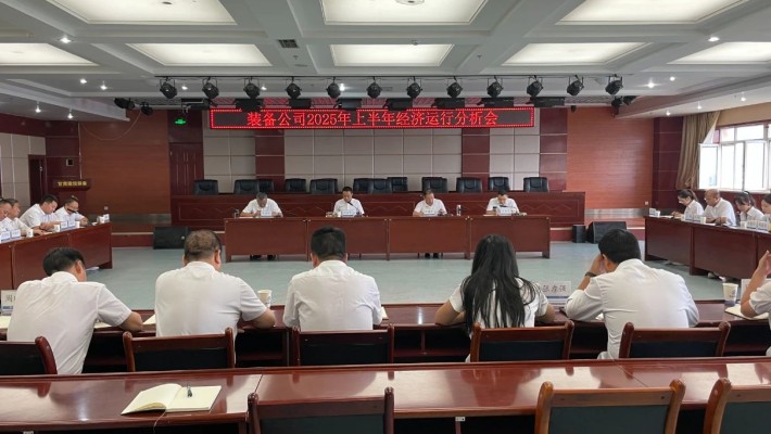 裝備公司召開上半年經(jīng)濟運行分析會